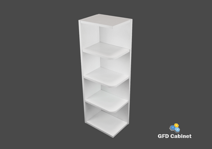 WES0930 Shaker Style Wall Cabinet Wall End Shelf 9"Wx30"Hx12"D