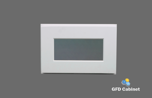 W1512GD Shaker Style Wall Cabinet With Glass Door 15"Wx12"Hx12"D