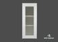 W1536GD Shaker Style Wall Cabinet With Glass Door 15"Wx36"Hx12"D