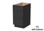 3DB18 Slim Shaker 3-Drawer Base Cabinet 18"Wx34-1/2"Hx24"D
