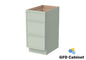 3DB18 Slim Shaker 3-Drawer Base Cabinet 18"Wx34-1/2"Hx24"D