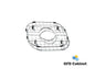 A-G-SM502 Kitchen Stainless Steel Bottom Grid for SM502