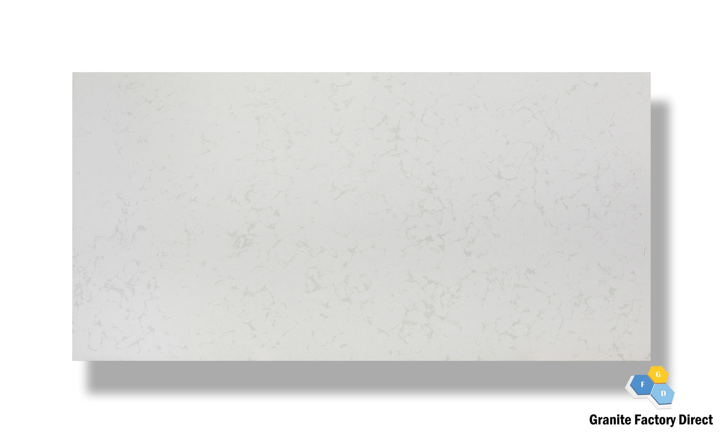 Arco White Quartz GFD917 Countertop Prefab for sale