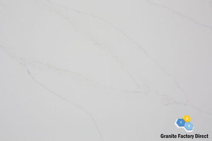 Calacatta Nobel Quartz GFD324 Countertop Prefab and Slab for sale