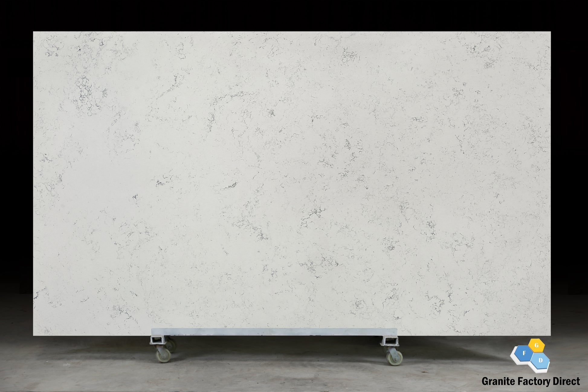 Carrara White Quartz GFD305 Countertop Prefab, Island, and Slab for sale