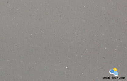 Crystal Grey Dark Quartz GFD807 Countertop Prefab and Slab for sale