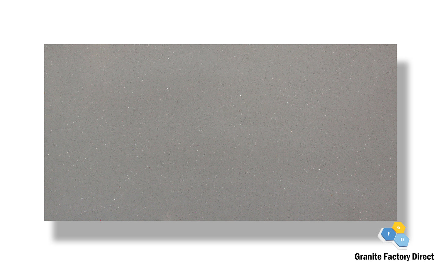 Crystal Grey Dark Quartz GFD807 Countertop Prefab and Slab for sale