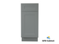 B09 Shaker Base Cabinet 9"Wx34-1/2"Hx24"D